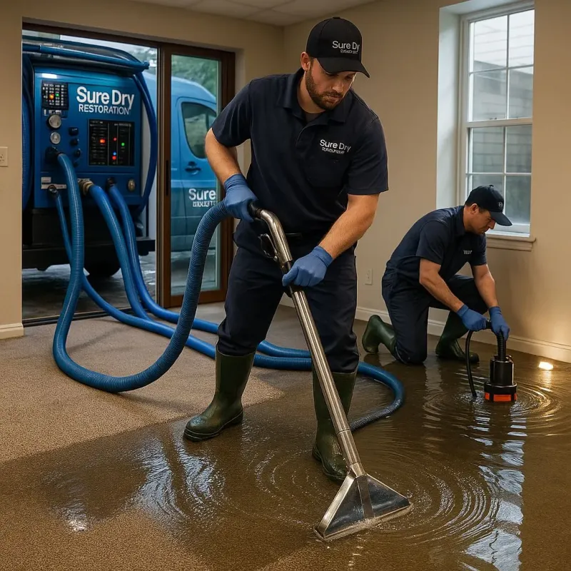 Water Extraction and Removal process in Denham Springs, LA